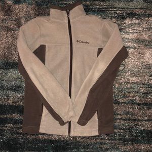 Tan Columbia fleece jacket
